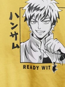 SHEIN Bộ hai mảnh Trai Túi Con số Lá thư Giải trí - Nhiều màu - Xem 3