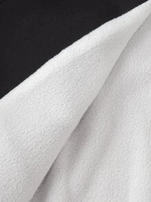 Manfinity Lỏng lẻo phù hợp Nam Thư được vá Tương phản Đường may bên Áo khoác bomber Không có Áo thun - màu đen - Xem 3