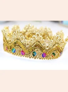 1pc 2m Sequin Decor Fabric DIY Webbing Lace,Glamorous Lace Trim For Curtain Tablecloth Dress Pillow - Multicolor - View 4