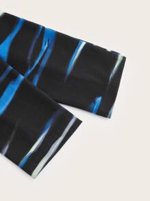 SHEIN ICON Striped Tube Top & Shrug Top - Navy Blue - View 4