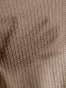 SHEIN Essnce Waffle Knit Tank Top And Leggings Set With Coat - Brown - View 6