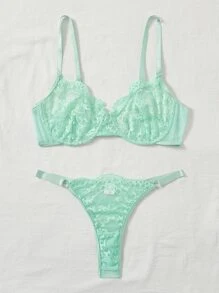 Classic Sexy Dessous Set mit Spitze Bügel