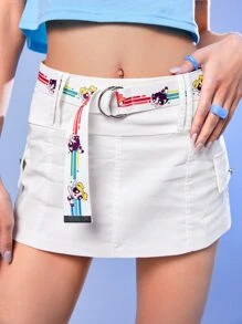 The Powerpuff Girls | ROMWE Thắt lưng - trắng - Xem 1