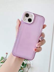 Funda de celular transparente con desmontable Lentes Marco - Morado - Ver 1