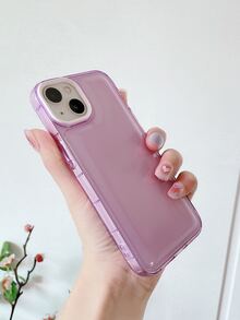 Funda de celular transparente con desmontable Lentes Marco - Morado - Ver 2