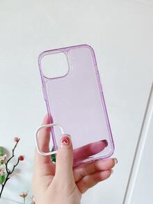 Funda de celular transparente con desmontable Lentes Marco - Morado - Ver 3
