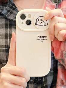 Slide Camera Cover Phone Case - Apricot - View 2