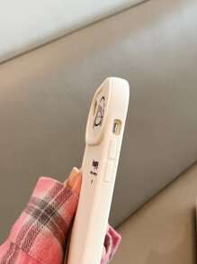 Slide Camera Cover Phone Case - Apricot - View 3