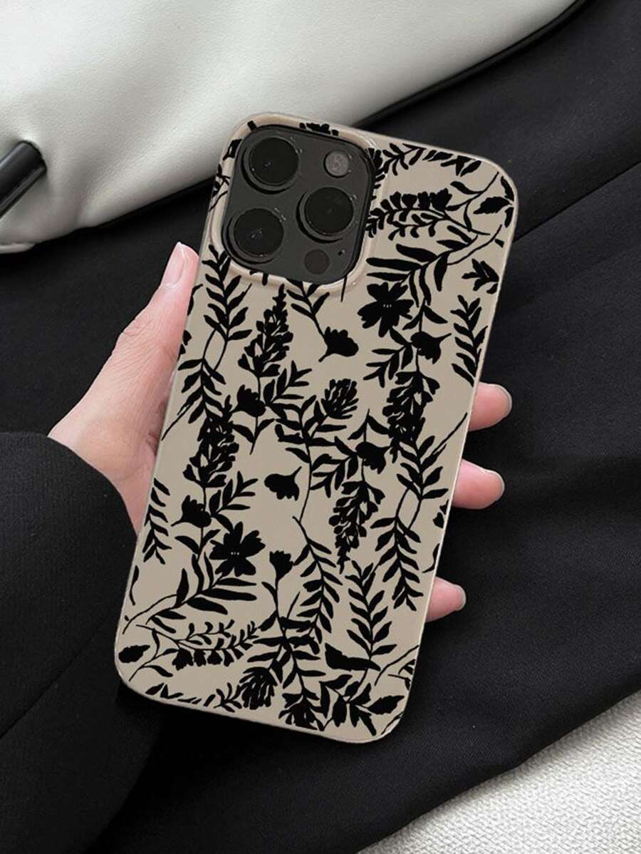 Flower Pattern Phone Case Compatible With iPhone 15/15Pro/15Plus/15Promax - Multicolor - View 1