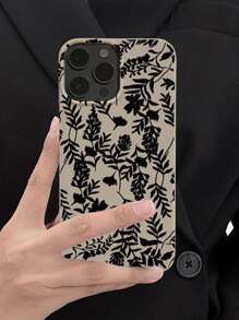 Flower Pattern Phone Case Compatible With iPhone 15/15Pro/15Plus/15Promax - Multicolor - View 2