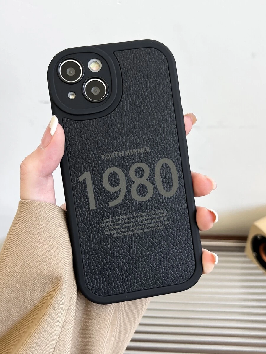 Funda para móvil con estampado de letra - Multicolor - Ver 1