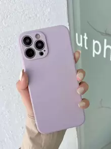 2pcs Solid Phone Case - Multicolor - View 2