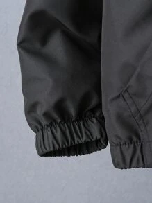 Boys Camo Print Zip Up Hooded Jacket & Trousers Without Tee - Multicolor - View 3