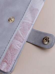 Plane Pattern Passport Case Travel Stuff Travel Organiser Travel Items Travel Wallet Passport Holder Passport Wallet Beach Vacation Bag Summer Christmas Vacation - Light Grey - View 7