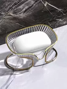 Plastic Drain Soap Dish - Clear - View 7