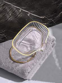 Plastic Drain Soap Dish - Clear - View 8