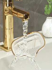 Plastic Drain Soap Dish - Clear - View 11