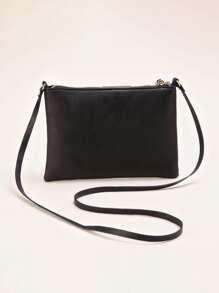 Leopard Print Rivet Fringe Shoulder Crossbody Bag Women Envelope Clutch - Multicolor - View 2