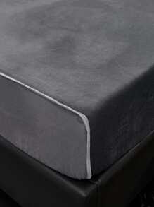 Sábana bajera unido en contraste - Gris Oscuro - Ver 7