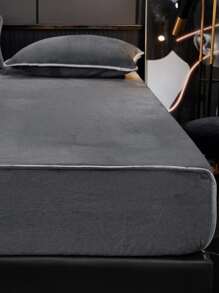 Sábana bajera unido en contraste - Gris Oscuro - Ver 8