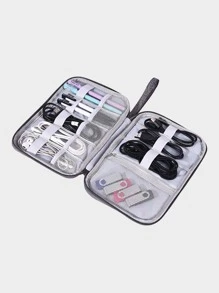 1入組多功能旅行收纳包 - 灰色 - 查看 1