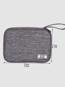 1入組多功能旅行收纳包 - 灰色 - 查看 3