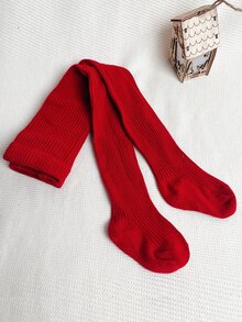 4pairs Toddler Girls Solid Tights - Multicolor - View 6