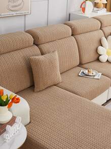 1 Máy Tính Búi Trang Trí Co Giãn Sofa Ghế, Ghế Sofa Đa Năng Đệm, co Giãn Màu Đơn Giản Ghế Đệm Bọc - Lạc đà - Xem 3