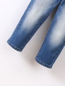 Niñito Jeans desgarro con lavado