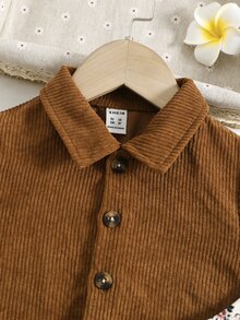 Toddler Girls Button Front Jacket & Floral Print Cami Dress - Multicolor - View 3