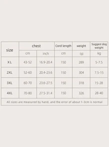 2pcs Reflective Pet Leash & Harness Set - Black - View 5