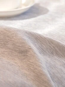 1入組素色流蘇邊沙發巾 - 灰色 - 查看 5