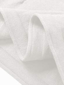 Manfinity Hombres Jersey de manga raglán - Blanco - Ver 7