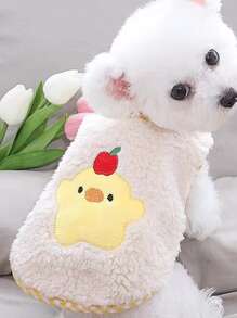 Cartoon Graphic Pet Jacket - Multicolor - View 1