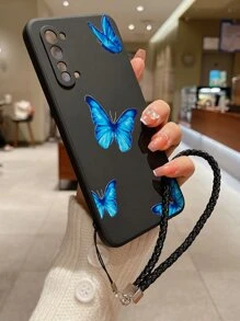 蝴蝶樣式手機殼附帶繩子 - 彩色 - 查看 5