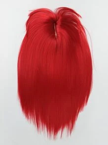 Short Straight Synthetic Hair Bangs - Red - View 5