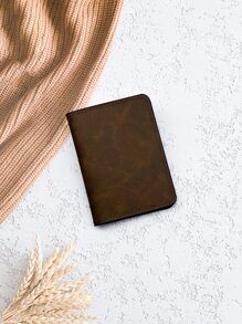 Men Minimalist Card Holder, Gift For Father - Brown - View 6