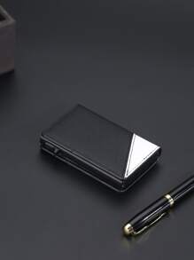 男士雙色卡包 - 黑色 - 查看 5