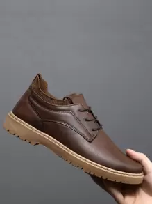 Fashionable High-End English Style Men's Dress Shoes, Breathable, Business Casual, Slip-Resistant