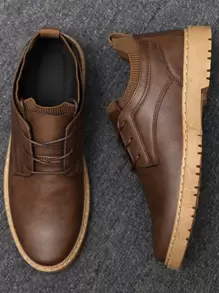 Fashionable High-End English Style Men's Dress Shoes, Breathable, Business Casual, Slip-Resistant