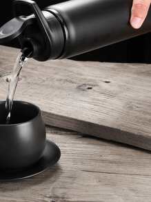 1pc Stainless Steel Insulated Bottle - Black - View 4