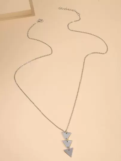 三角形吊墜項鍊