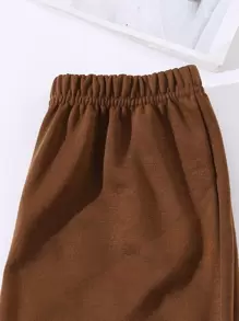 Sparklyn 青少女字母和卡通圖形連帽衫和運動長褲 - 彩色 - 查看 6