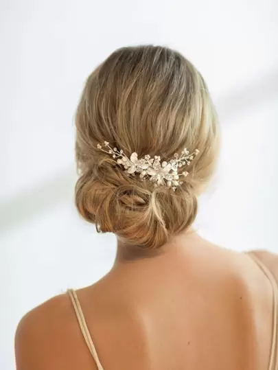 花朵装饰优雅新娘发夹情人节配饰