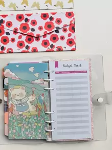 12pcs Budget Planner Plan Note Pad Back To School - Multicolor - View 2