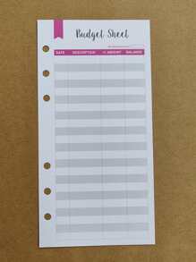 12pcs Budget Planner Plan Note Pad Back To School - Multicolor - View 3