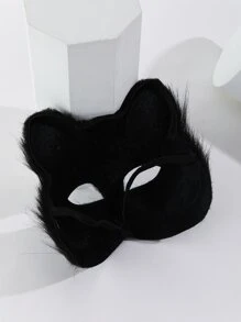 狐狸設計毛茸茸戲服面罩