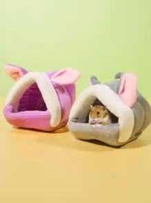 1pc Thiết kế tai màu sắc ngẫu nhiên Giường cho thú cưng - Nhiều màu - Xem 1