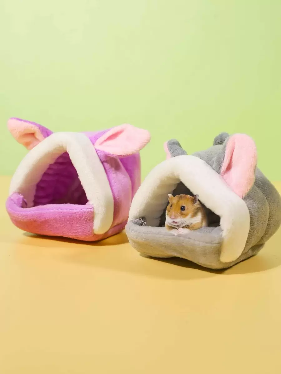 1pc Thiết kế tai màu sắc ngẫu nhiên Giường cho thú cưng - Nhiều màu - Xem 1