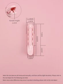 2入組塑料捲髮器，2入組塑料日常可愛耐用便攜式捲發器/捲髮器在家中或在沙龍中用於髮型設計適合所有髮質